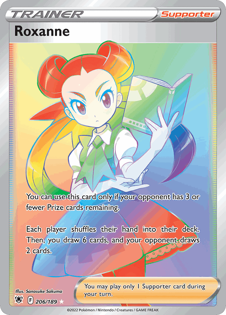 Roxanne #206 from Astral Radiance - Rare Rainbow - Illustrated by Sanosuke Sakuma