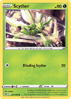 Scyther Pokémon TCG card art