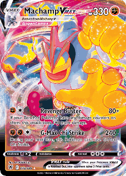 Machamp VMAX card art