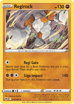 Regirock 75, Astral Radiance