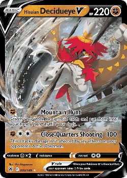 Hisuian Decidueye V 83, Astral Radiance