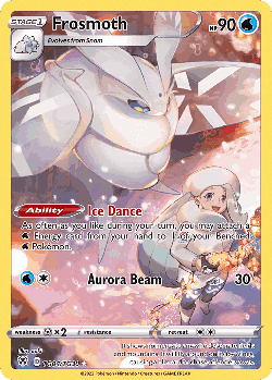 Frosmoth Pokémon TCG card art
