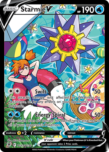 Starmie V Pokémon TCG card art