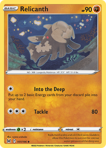 Relicanth 101, Lost Origin