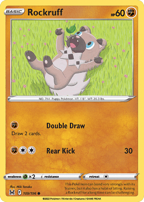 Rockruff 109, Lost Origin