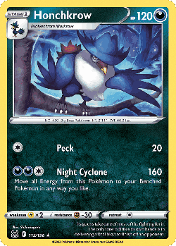 Honchkrow 115, Lost Origin