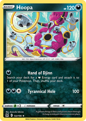 Hoopa 122, Lost Origin