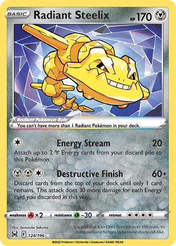 Radiant Steelix 124, Lost Origin
