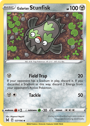 Galarian Stunfisk 127, Lost Origin