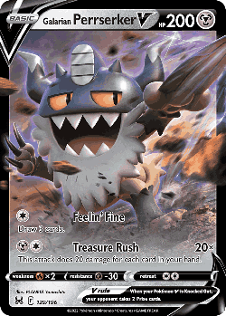 Galarian Perrserker V 129, Lost Origin