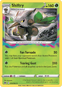Shiftry Pokémon TCG card art