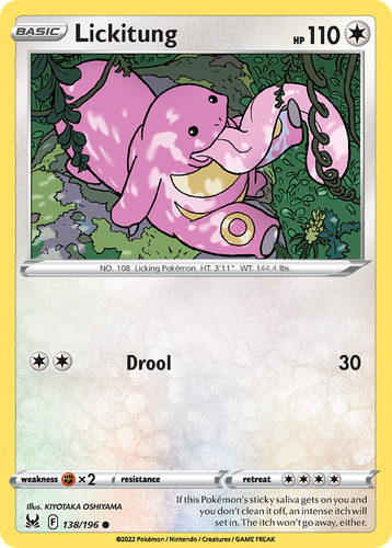 Lickitung 138, Lost Origin
