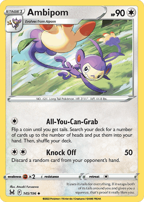 Ambipom 145, Lost Origin