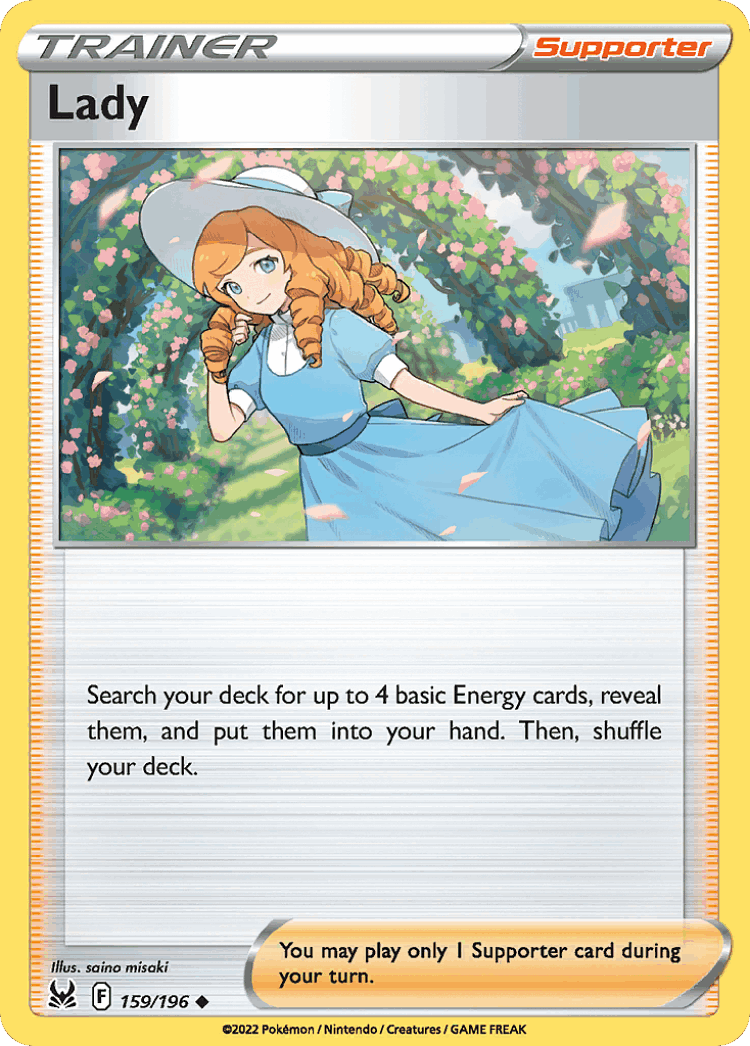 Lady #159 from Lost Origin - Uncommon - Illustrated by saino misaki