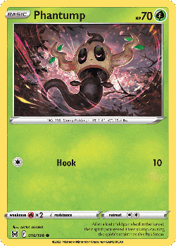 Phantump Pokémon TCG card art
