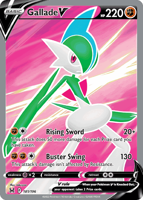 Gallade V 181, Lost Origin