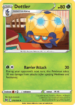 Dottler Pokémon TCG card art