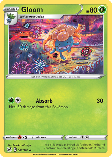 Gloom Pokémon TCG card art