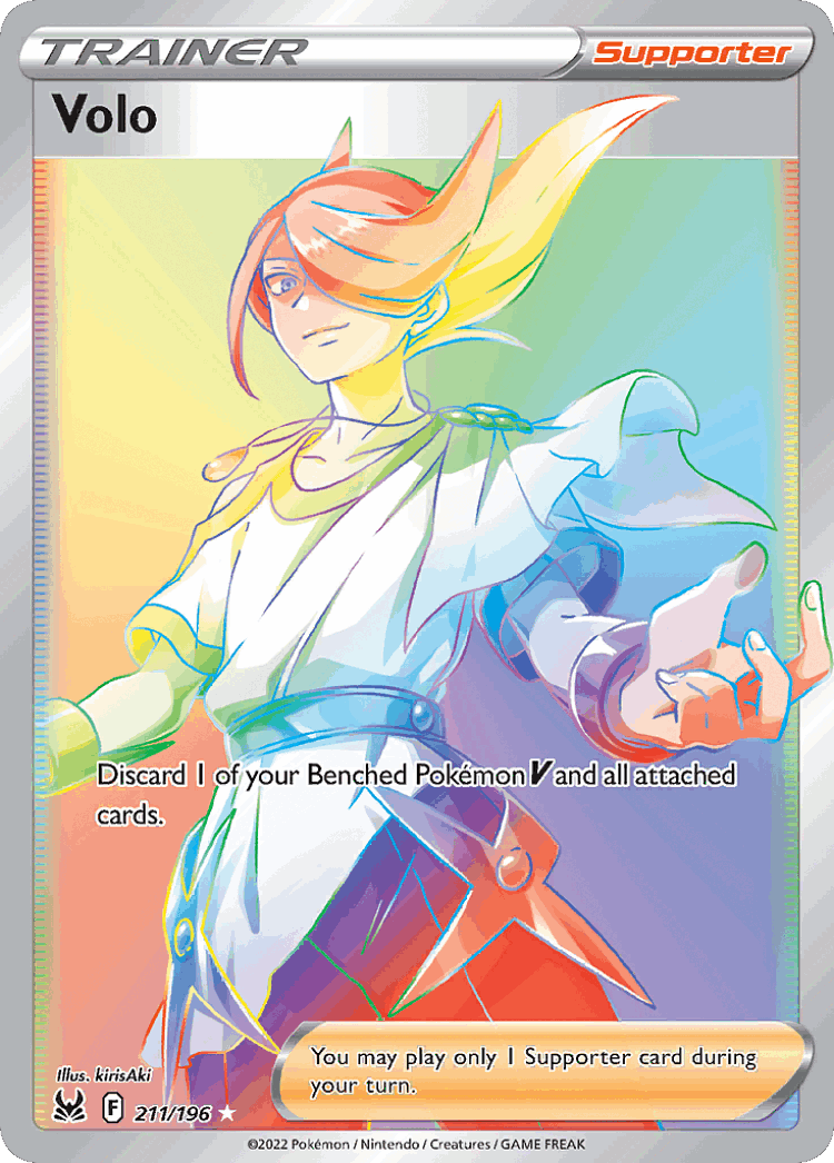Volo #211 from Lost Origin - Rare Rainbow - Illustrated by kirisAki