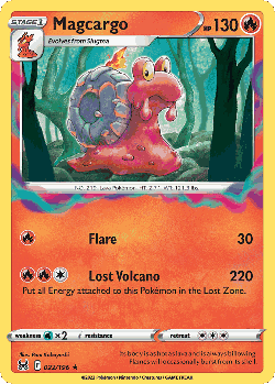 Magcargo Pokémon TCG card art