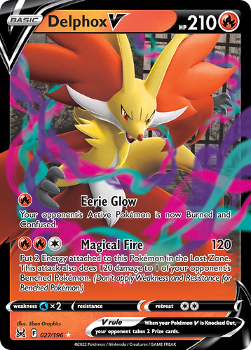Delphox V 27, Lost Origin