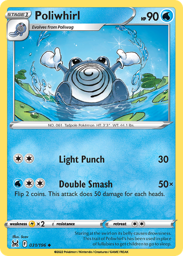 Poliwhirl 31, Lost Origin