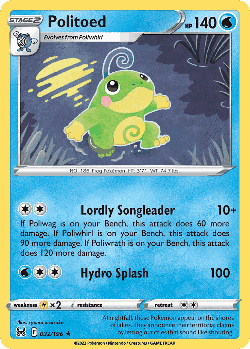 Politoed 32, Lost Origin