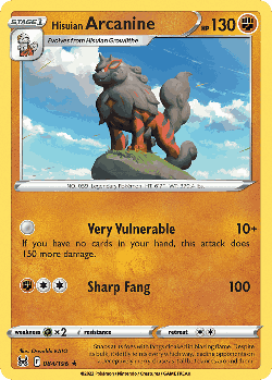 Hisuian Arcanine 84, Lost Origin