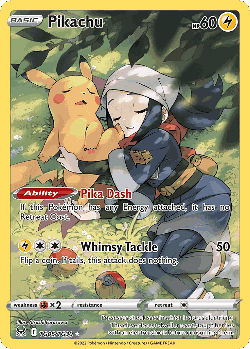 Pikachu Pokémon TCG card art