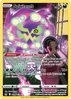 Spiritomb Pokémon TCG card art