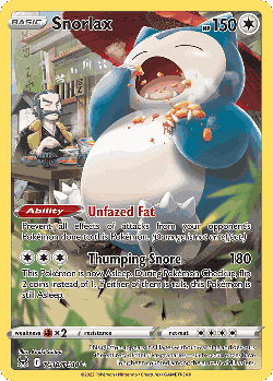 Snorlax card art