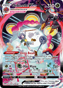 Orbeetle VMAX Pokémon TCG card art