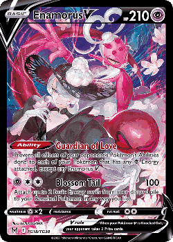 Enamorus V Pokémon TCG card art
