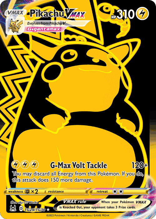 Pikachu VMAX 29, Lost Origin Trainer Gallery
