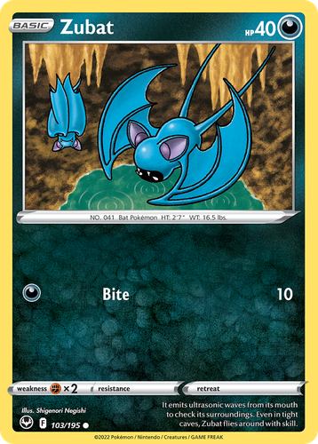 Zubat 103, Silver Tempest