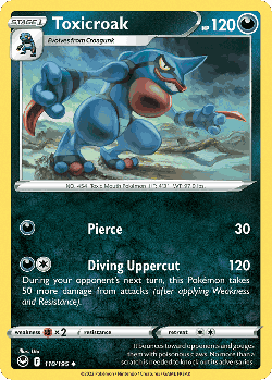 Toxicroak 110, Silver Tempest