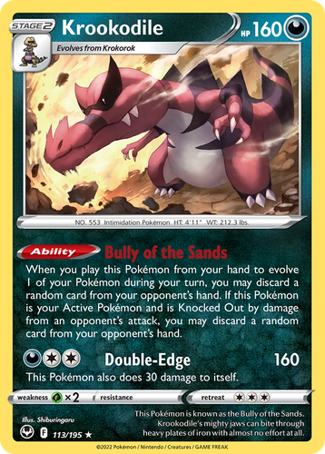 Krookodile 113, Silver Tempest