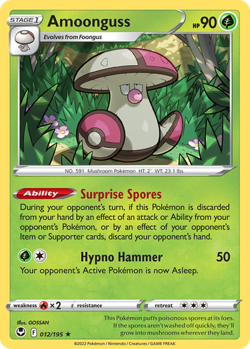 Amoonguss Pokémon TCG card art