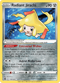 Radiant Jirachi card art