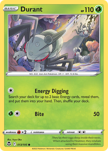 Durant Pokémon TCG card art
