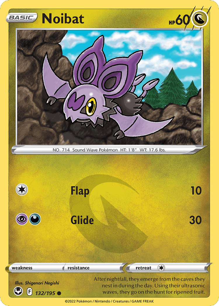 Noibat #132 from Silver Tempest - Common - Illustrated by Shigenori Negishi
