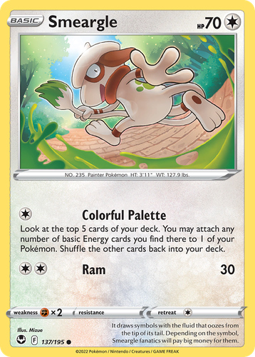 Smeargle 137, Silver Tempest