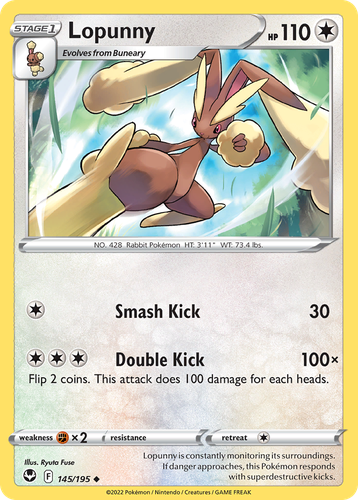 Lopunny 145, Silver Tempest