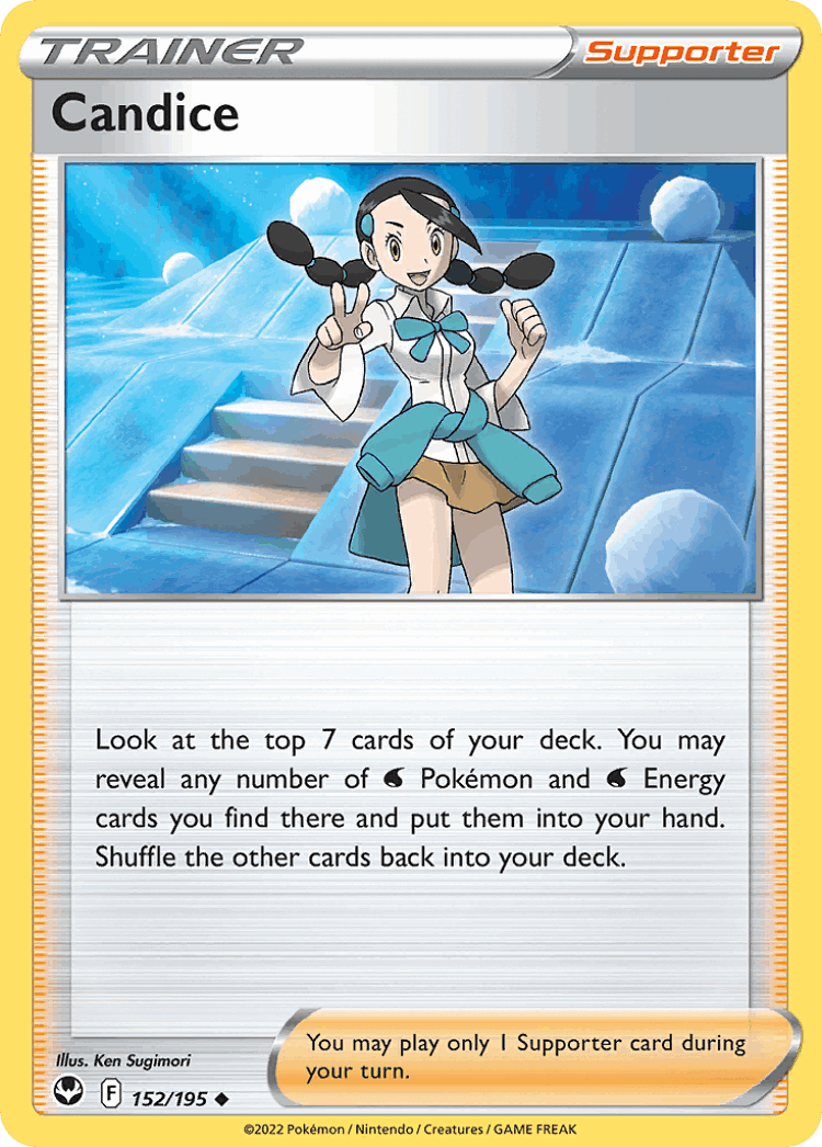 Candice #152 from Silver Tempest - Uncommon - Illustrated by Ken Sugimori
