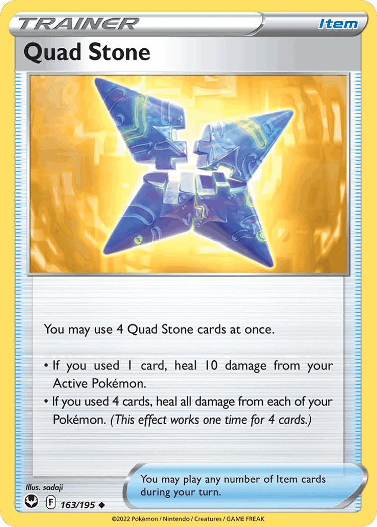 Quad Stone #163 from Silver Tempest - Uncommon - Illustrated by sadaji