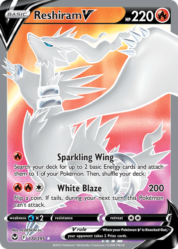 Reshiram V 172, Silver Tempest