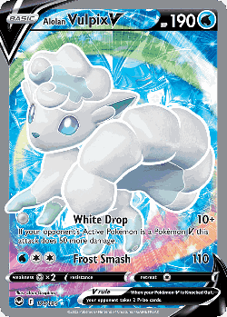 Alolan Vulpix V 173, Silver Tempest