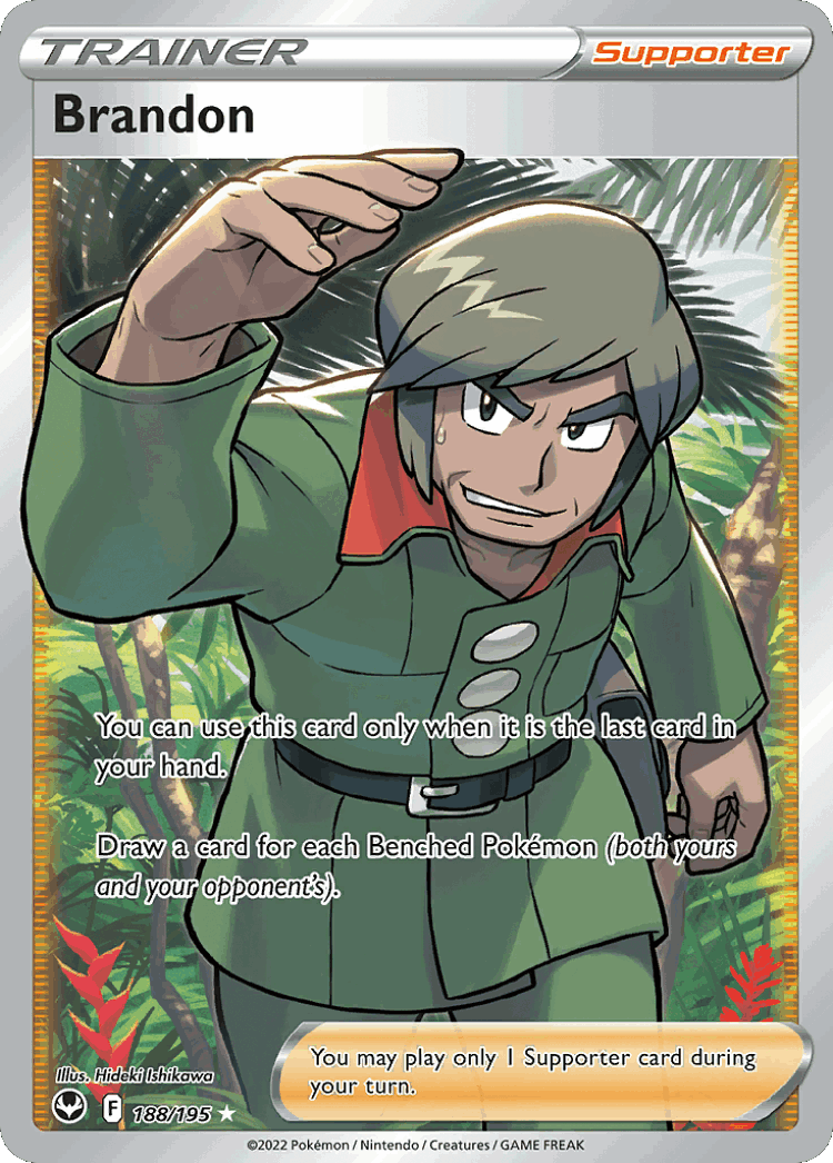 Brandon #188 from Silver Tempest - Rare Ultra - Illustrated by Hideki Ishikawa