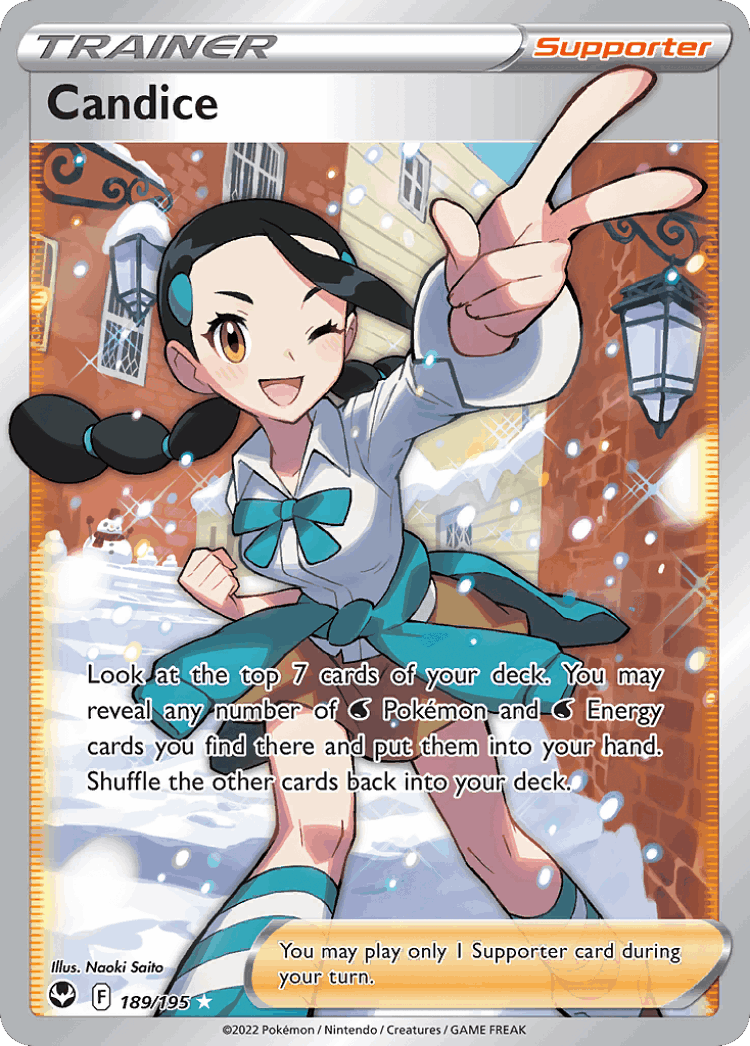 Candice #189 from Silver Tempest - Rare Ultra - Illustrated by Naoki Saito