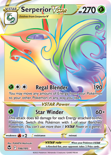 Serperior VSTAR 196, Silver Tempest